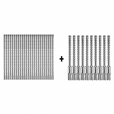 Rotary Hammer Masonry and Concrete Drill Bits image
